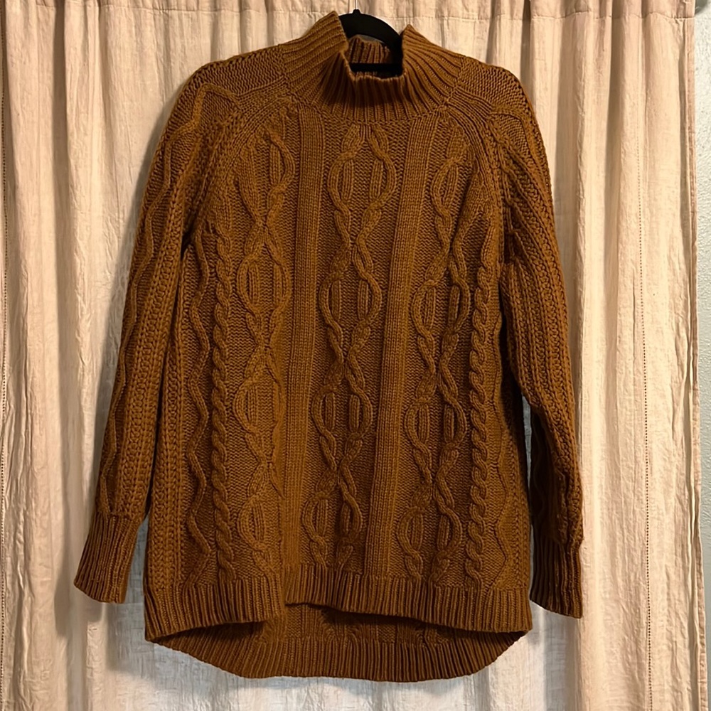LL Bean fisherman sweater, size L